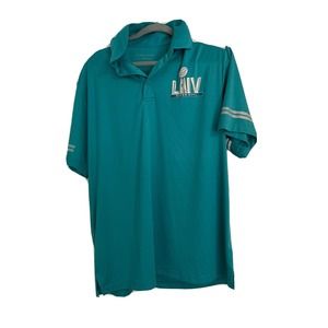 NFL Super Bowl LIV Miami 2020 Official Teammate Shirt Men’s Perry Ellis Size L